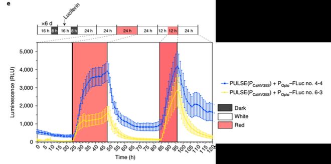 NatureMethods新型光遗传学调控系统可用于植物中的基因表达调控(图3)