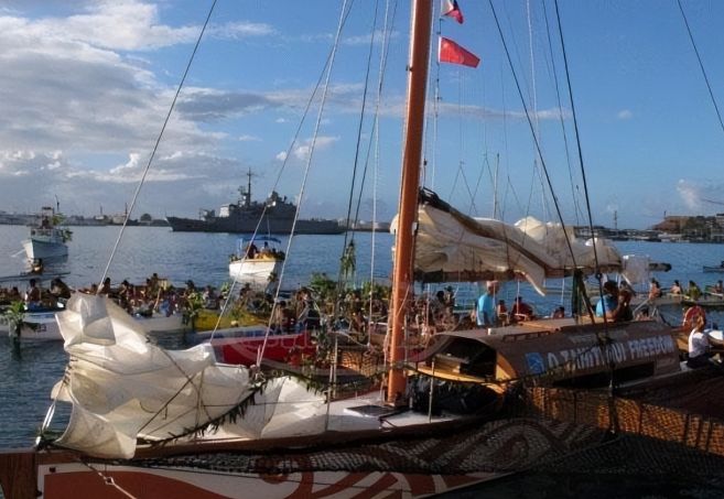 为验证祖先是中国人6名南岛语族后人驾独木舟航行116天来中国(图4)